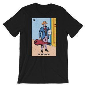 Loteria El Musico Short-Sleeve Unisex T-Shirt